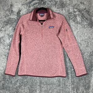 Patagonia Better Sweater 1/4 Zip Womens Small Pink Fleece Gorpcore City Outdoors